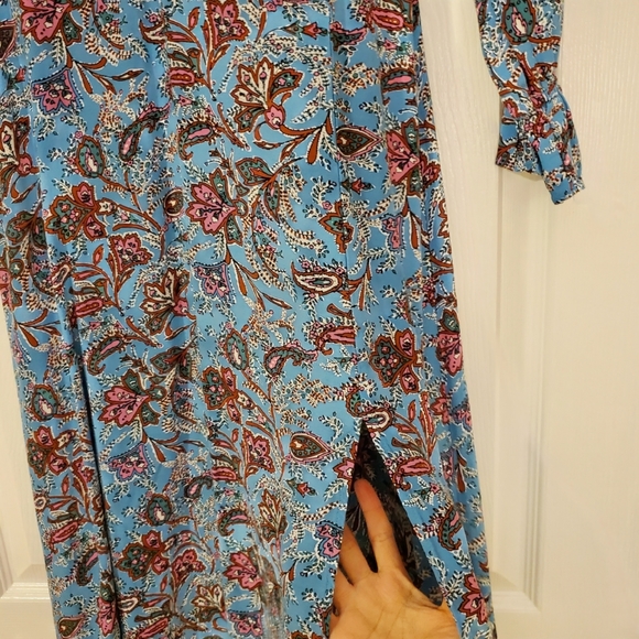 LOFT Bouquet Mock Neck Midi Dress - Picture 4 of 10